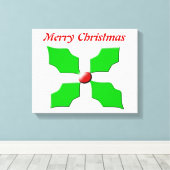 Aangepast kerstcadeauschilderwerk voor fijne kerst canvas afdruk (Insitu (Houten vloer))