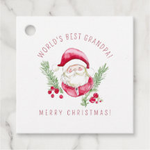 Aangepast kerstcadeautag DIY Kerstmis sfeer