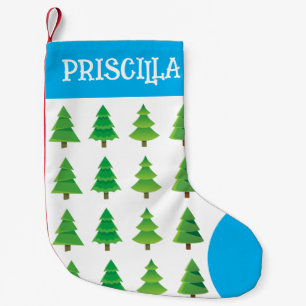 Aangepast kerstcadeautje blauw kind kleine kerstsok