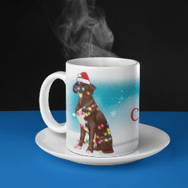 Aangepast kerstcadeautje met Hondenliefhebber Koffiemok