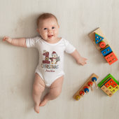 Aangepast kerstcadeautje voor baby romper