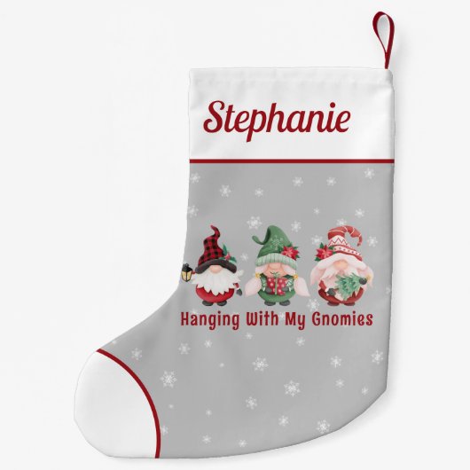 Aangepast kerstcadeautjes kleine kerstsok (Achterkant)