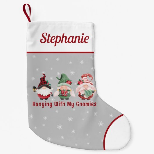 Aangepast kerstcadeautjes kleine kerstsok (Voorkant)