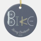 Aangepast kerstcadeauwoord uit onderdelen keramisch ornament (Voorkant)