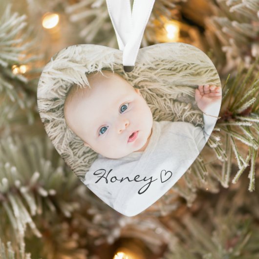 aangepast kerstdecor, aangepaste familiefoto ornament (Boom)
