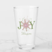 Aangepast kerstfeest op basis van een speciale win glas (Achterkant)