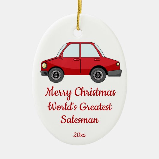 Aangepast kerstfeest op de wereld met de grootste  keramisch ornament (Voorkant)