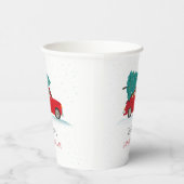 Aangepast kerstfeestfeest voor Kinderen Papieren Bekers (Rechts)