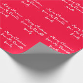 Aangepast kerstinpakpapier cadeaupapier (Hoek)