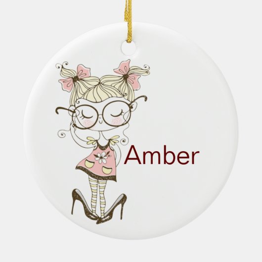 Aangepast kerstkeramisch kerstkeramisch sieremmer  keramisch ornament (Achterkant)