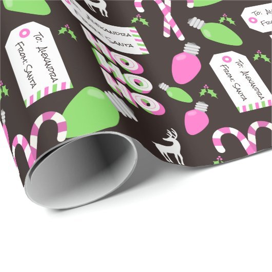 Aangepast kerstkerstkerstkerstpapier en lichte oml cadeaupapier (Rol Hoek)