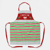 Aangepast kerstmistletoe schort (Voorkant)