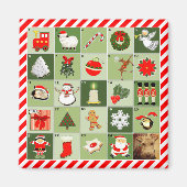 aangepast kerstonthutskalender magneet (Voorkant)