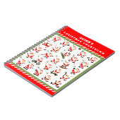 aangepast kerstonthutskalender notitieboek (Linkerzijde)