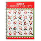 aangepast kerstonthutskalender notitieboek (Voorkant)