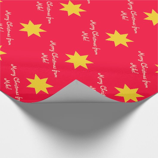 Aangepast kerstpapier cadeaupapier (Hoek)