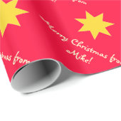 Aangepast kerstpapier cadeaupapier (Rol Hoek)