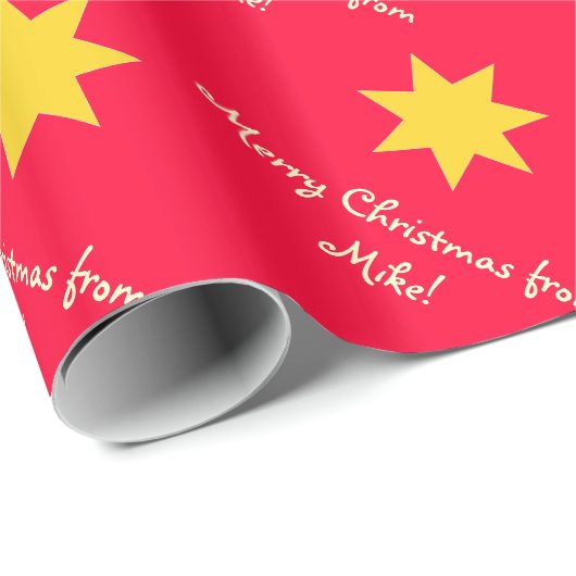 Aangepast kerstpapier cadeaupapier (Rol Hoek)