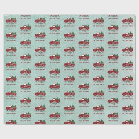 Aangepast kerstpapier cadeaupapier (Vlak)