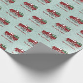 Aangepast kerstpapier cadeaupapier (Hoek)