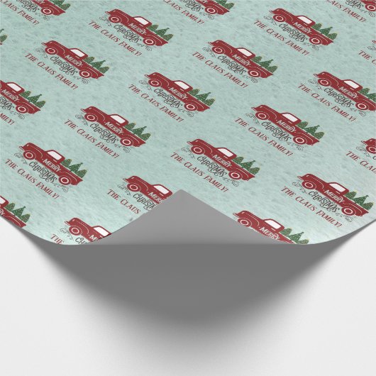 Aangepast kerstpapier cadeaupapier (Hoek)