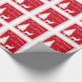 Aangepast kerstpapier cadeaupapier (Hoek)