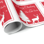 Aangepast kerstpapier cadeaupapier (Rol Hoek)