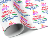 Aangepast kerstpapier cadeaupapier (Rol Hoek)