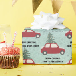 Aangepast kerstpapier cadeaupapier