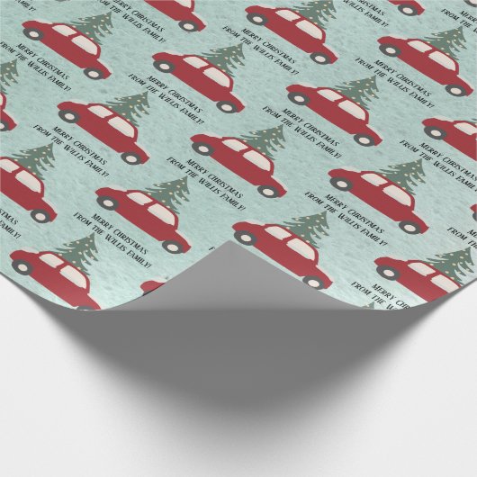 Aangepast kerstpapier cadeaupapier (Hoek)