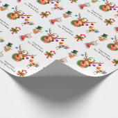 Aangepast kerstpapier cadeaupapier (Hoek)