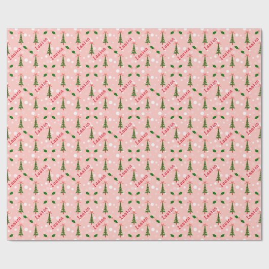 Aangepast kerstpapier cadeaupapier (Vlak)