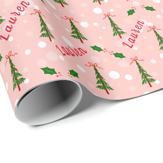 Aangepast kerstpapier cadeaupapier (Rol Hoek)