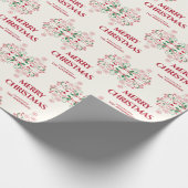 Aangepast kerstpapier cadeaupapier (Hoek)