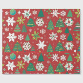 Aangepast kerstpapier cadeaupapier (Vlak)