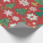 Aangepast kerstpapier cadeaupapier (Hoek)