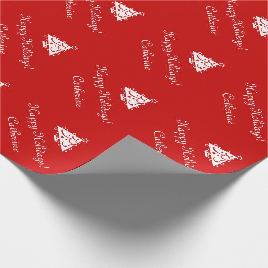 Aangepast kerstpapier | Pasboom Cadeaupapier (Hoek)