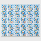 Aangepast kerstpapier voor foto's cadeaupapier (Vlak)