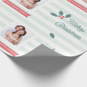 Aangepast kerstpapier voor foto's cadeaupapier (Hoek)