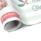 Aangepast kerstpapier voor foto's cadeaupapier (Rol Hoek)