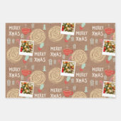 Aangepast kerstpapier voor het oppakken van papier inpakpapier vel (Voorkant 2)