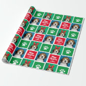 Aangepast kerstpapier voor honden cadeaupapier (Uitgerold)
