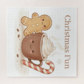aangepast kerstplezier legpuzzel (Horizontaal)