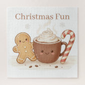aangepast kerstplezier legpuzzel (Verticaal)
