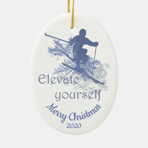 Aangepast kerstselectieteken, Inspirerend Keramisch Ornament