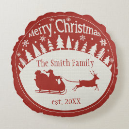 Aangepast  kerstSierkussen Rond Kussen