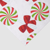 Aangepast kerstSnoep en overeenkomende Teddy Bear Tissuepapier (Detail)