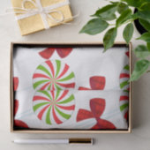 Aangepast kerstSnoep en overeenkomende Teddy Bear Tissuepapier (Geschenk)