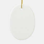 Aangepast kersttasje rendiervriendenker keramisch ornament (Voorkant)