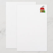 Aangepast kerstwonderlandhuis briefpapier (Voorkant / Achterkant)